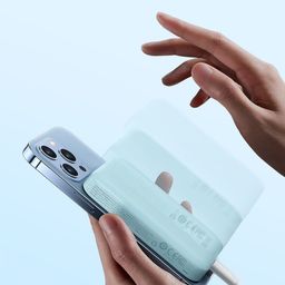Sạc Magsafe Baseus Magnetic 6000mAh 20w, kèm dây C-C 60w, siêu mỏng nhẹ, tặng…
