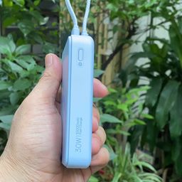 Sạc Dự Phòng ROMOSS 10000mAh 30W MagSafe - Tích hợp cáp C-L ,màu Trắng - NO BOX