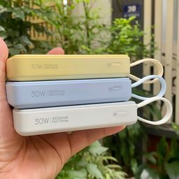 Sạc Dự Phòng ROMOSS 10000mAh 30W MagSafe - Tích hợp cáp C-L ,màu Trắng - NO BOX