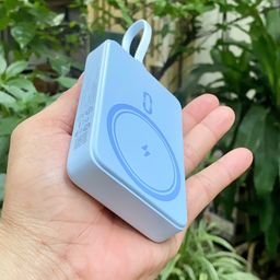 Sạc Dự Phòng ROMOSS 10000mAh 30W MagSafe - Tích hợp cáp C-L ,màu Trắng - NO BOX