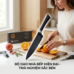 Bộ dao làm bếp 6 món SHARP KNIFE - Đẹp, đủ món, thích hợp làm quà tặng, hàng t…