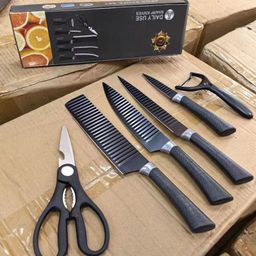 Bộ dao làm bếp 6 món SHARP KNIFE - Đẹp, đủ món, thích hợp làm quà tặng, hàng t…