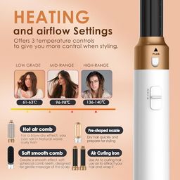 Ord, dự 4/8 trả- Máy Tạo Kiểu Tóc Đa Năng Airbliss Multistyler 5in1 -Tiện lợi,…