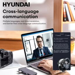 Tai Nghe Open-Ear HYUNDAI HY-T26 Pro - Hỗ trợ dịch thuật Al, đeo êm, pin bền,…
