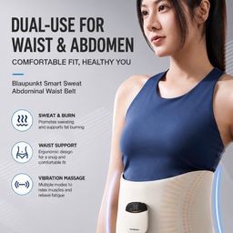 Đai Massage Blaupunkt – EMS+TENS, Xung Điện Hỗ Trợ Trị Liệu, Sưởi Graphene Giả…