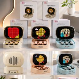 Loa Bluetooth Pixel Art MUCW - Nghe nhạc, Pixel LED, decor cực chất - GIAO RAN…