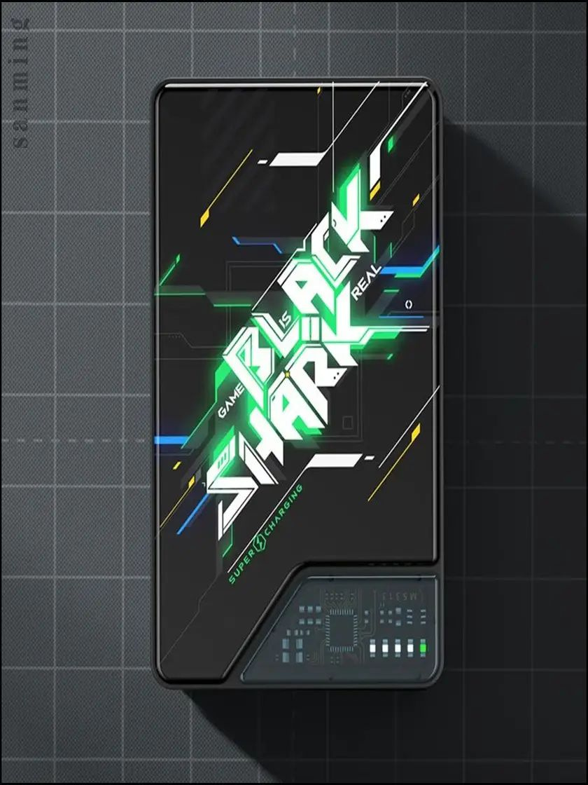 Sạc Dự Phòng Black Shark Cyberpunk 10.000mAh- Sạc nhanh 22.5W, random TRẮNG - ĐEN thực tế Sạc Dự Phòng Black Shark Cyberpunk 10.000mAh- Sạc nhanh 22.5W, random TRẮNG - ĐEN - Góc chụp chi tiết thực tế 8