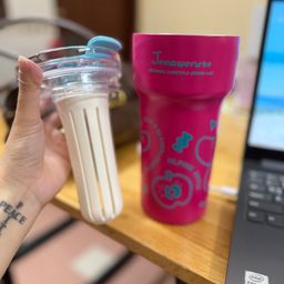 Ly Giữ Nhiệt Tomaworute Sippy Cup 700ml - Inox SUS 316, Sắc Hồng Rực Rỡ, Có Lõ…