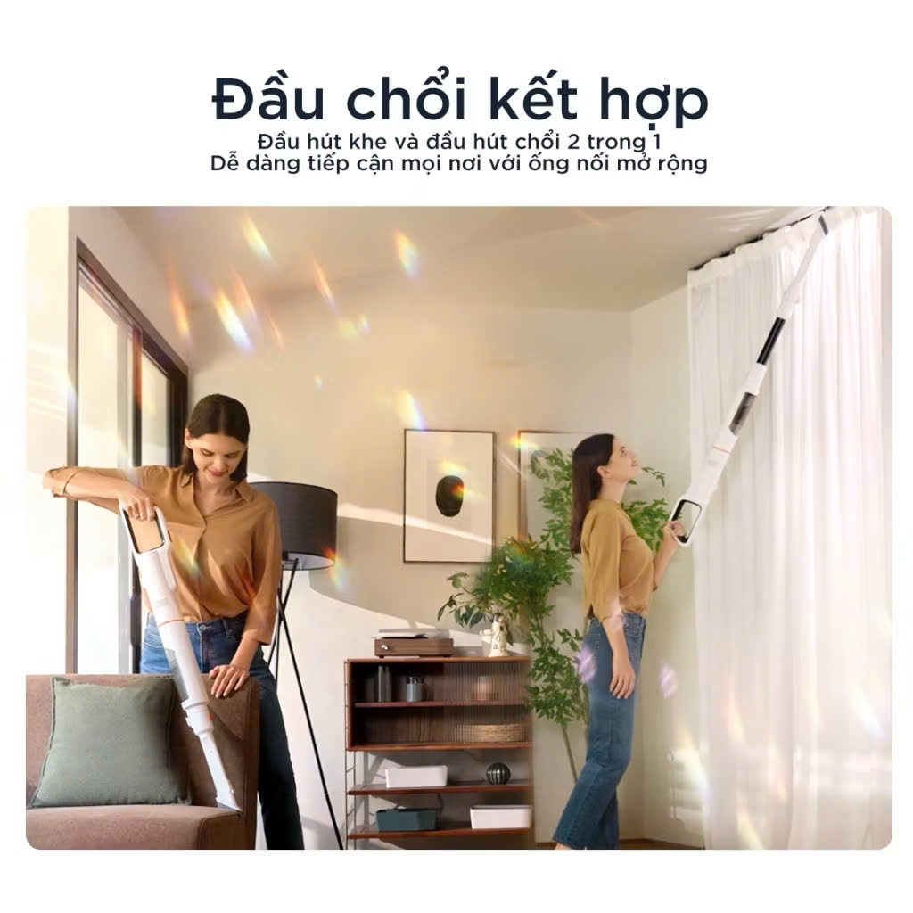 Máy Hút Bụi Lau Sàn JONR ED20 Pro Lực Hút 17000Pa Khô Ướt Linh Hoạt Nhẹ Tay thực tế Máy Hút Bụi Lau Sàn JONR ED20 Pro Lực Hút 17000Pa Khô Ướt Linh Hoạt Nhẹ Tay - Góc chụp chi tiết thực tế 19