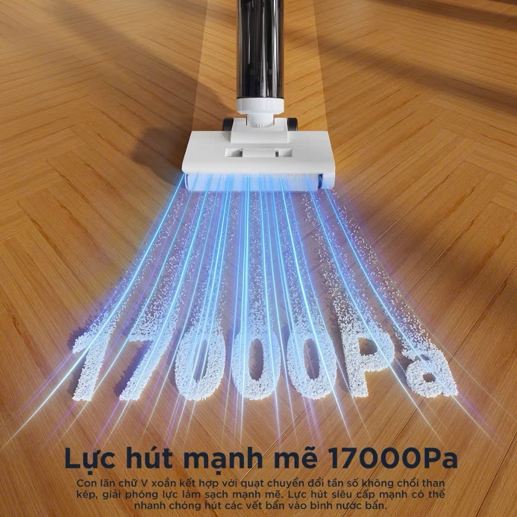 Máy Hút Bụi Lau Sàn JONR ED20 Pro Lực Hút 17000Pa Khô Ướt Linh Hoạt Nhẹ Tay thực tế Máy Hút Bụi Lau Sàn JONR ED20 Pro Lực Hút 17000Pa Khô Ướt Linh Hoạt Nhẹ Tay - Góc chụp chi tiết thực tế 4