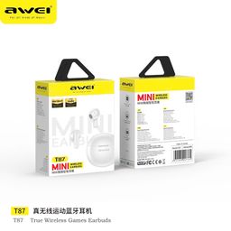 Tai Nghe Bluetooth AWEI T87 – Âm Thanh Hi-Fi, Độ Trễ Thấp Cho Game Thủ (random)