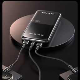 Pin Sạc Dự Phòng AWEI P10K 10.000mAh – Sạc Nhanh 22.5W, Siêu Mỏng Gọn (Random)