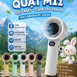Quạt cầm tay M11 - HÀNG XẢ KO CHỌN MÀU