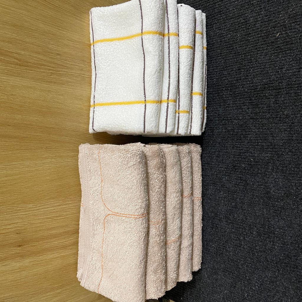 Khăn gội hồng nhạt KT 33*80cm