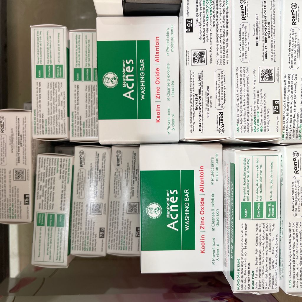 Xà phòng tắm Acnes 75g kháng khuẩn và ngăn ngừa mụn