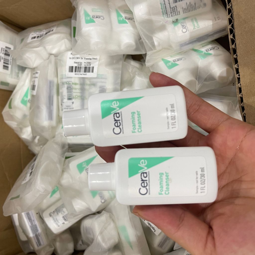 Sữa rửa mặt Cerave cho da thường —>da dầu mụn
