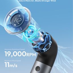 Quạt Cầm Tay AECOOLY Aero Pro (3500mAh, 14H, 6 Speed Settings, LED Digital Dis…