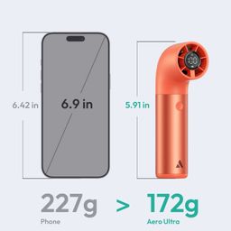 Quạt Cầm Tay AECOOLY Aero Ultra (4500mAh, 15.7H, 7 Speed Settings, LED Digital…