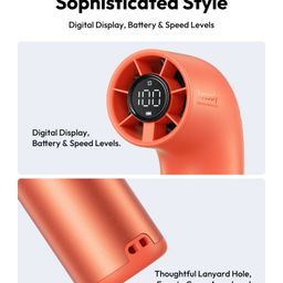 Quạt Cầm Tay AECOOLY Aero Ultra (4500mAh, 15.7H, 7 Speed Settings, LED Digital…