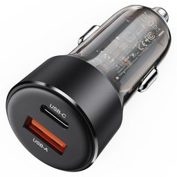 Loại sạc ô tô ACEFAST B12 60W nhanh 2 cổng USB-A + USB-C, hỗ trợ sạc nhanh cho…