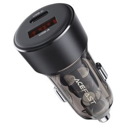 Loại sạc ô tô ACEFAST B12 60W nhanh 2 cổng USB-A + USB-C, hỗ trợ sạc nhanh cho…