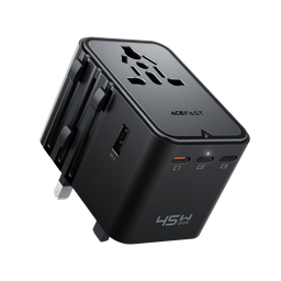Củ Sạc Du Lịch Quốc Tế ACEFAST Z8 PD 45W GaN – 3 USB-C + 2 USB-A Đa Năng