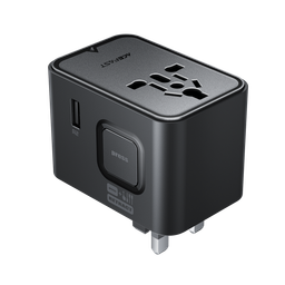Củ Sạc Du Lịch Quốc Tế ACEFAST Z8 PD 45W GaN – 3 USB-C + 2 USB-A Đa Năng