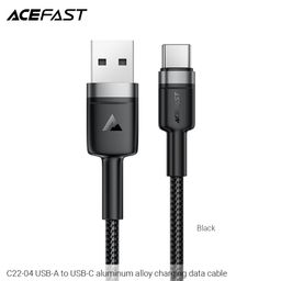 Cáp Sạc Nhanh ACEFAST C22-04 USB-A Sang Type C Dài 1.2m Dây Dù Bền Bỉ 3A