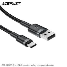 Cáp Sạc Nhanh ACEFAST C22-04 USB-A Sang Type C Dài 1.2m Dây Dù Bền Bỉ 3A