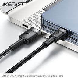 Cáp Sạc Nhanh ACEFAST C22-04 USB-A Sang Type C Dài 1.2m Dây Dù Bền Bỉ 3A