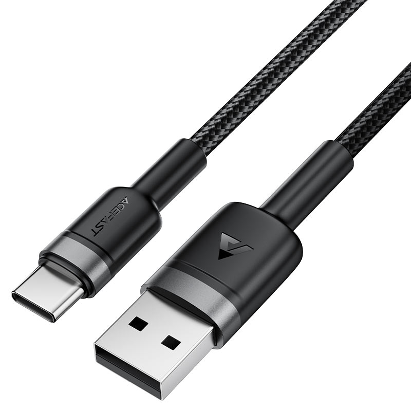 Cáp Sạc Nhanh ACEFAST C22-04 USB-A Sang Type C Dài 1.2m Dây Dù Bền Bỉ 3A
