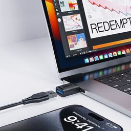 Adapter Chuyển Đổi ACEFAST J1 USB-A Sang USB-C Hỗ Trợ Truyền Dữ Liệu Và Sạc Nh…
