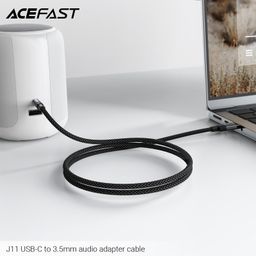 Cáp Chuyển Đổi Âm Thanh ACEFAST J11 USB-C Sang Jack 3.5mm Truyền Âm Thanh Hi-F…