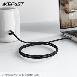 Cáp Âm Thanh ACEFAST J10 2 Đầu 3.5mm Dây Dù Bện Dùng Cho Loa Ô Tô Điện Thoại M…
