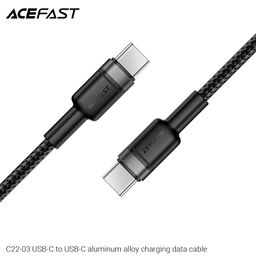 Cáp Sạc & Truyền Dữ Liệu ACEFAST C22-03 USB-C sang USB-C Dài 1.2m – Bọc Dù, Đầ…