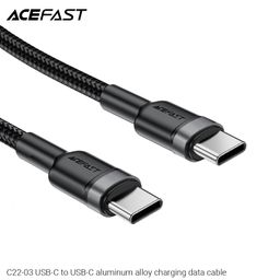 Cáp Sạc & Truyền Dữ Liệu ACEFAST C22-03 USB-C sang USB-C Dài 1.2m – Bọc Dù, Đầ…