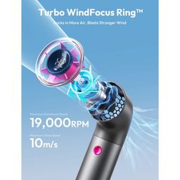 Quạt Cầm Tay AECOOLY Aero Ultra (4500mAh, 15.7H, 7 Speed Settings, LED Digital…