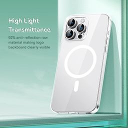 Ốp Lưng Siêu Mỏng Từ Tính Hỗ Trợ Sạc Không Dây Magsafe Baseus Crystal Series M…