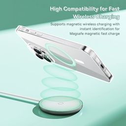 Ốp Lưng Siêu Mỏng Từ Tính Hỗ Trợ Sạc Không Dây Magsafe Baseus Crystal Series M…