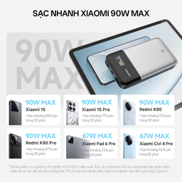 Pin dự phòng Cuktech 15 Air Power Bank 15.000mAh – PB150S
