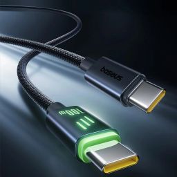 Cáp Sạc Nhanh Baseus Fluorescent Type-C to Type-C 100W PD, Lõi Đồng, Truyền Dữ…