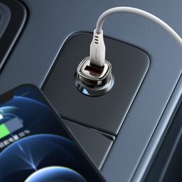 Tẩu Sạc Ô Tô ACEFAST B19 30W, 1 Cổng USB-C PD, 1 Cổng USB-A, Sạc Nhanh Cho Điệ…