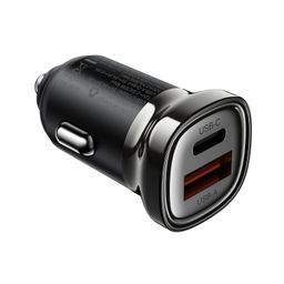 Tẩu Sạc Ô Tô ACEFAST B19 30W, 1 Cổng USB-C PD, 1 Cổng USB-A, Sạc Nhanh Cho Điệ…