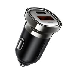 Tẩu Sạc Ô Tô ACEFAST B19 30W, 1 Cổng USB-C PD, 1 Cổng USB-A, Sạc Nhanh Cho Điệ…