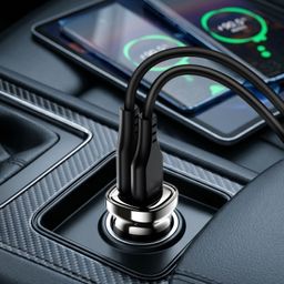 Tẩu Sạc Ô Tô ACEFAST B19 30W, 1 Cổng USB-C PD, 1 Cổng USB-A, Sạc Nhanh Cho Điệ…