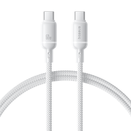 Cáp Sạc Nhanh Baseus Smooth Power C to C 60W PD 3.0 Bọc Dù Nylon Truyền Dữ Liệ…