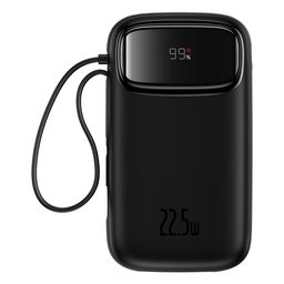 Pin Dự Phòng Sạc Nhanh Baseus Qpow2 Dual-Cable Digital Display 22.5W (10000mAh…