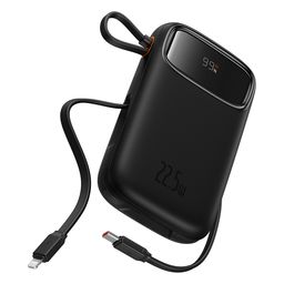 Pin Dự Phòng Sạc Nhanh Baseus Qpow2 Dual-Cable Digital Display 22.5W (10000mAh…