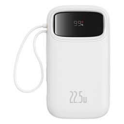 Pin Dự Phòng Sạc Nhanh Baseus Qpow2 Dual-Cable Digital Display 22.5W (10000mAh…