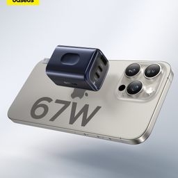 Củ Sạc Nhanh 2C+A Baseus PicoGo AE11 67W (GaN6 Pro, Navitas GaNFast™, BPS 2.0)